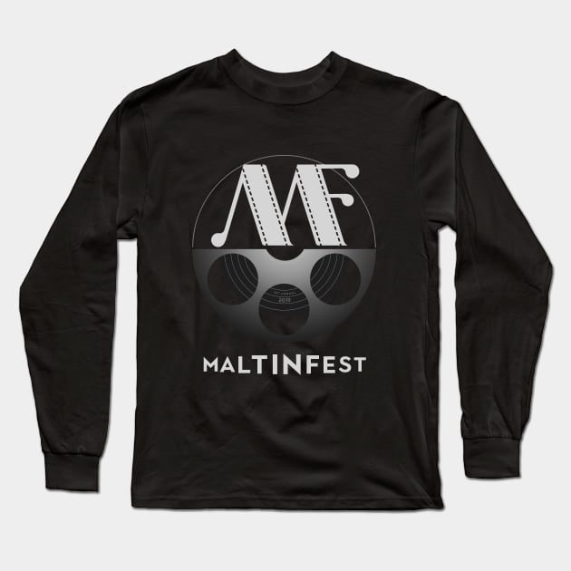 Maltinfest in grey Long Sleeve T-Shirt by Maltin On Movies 